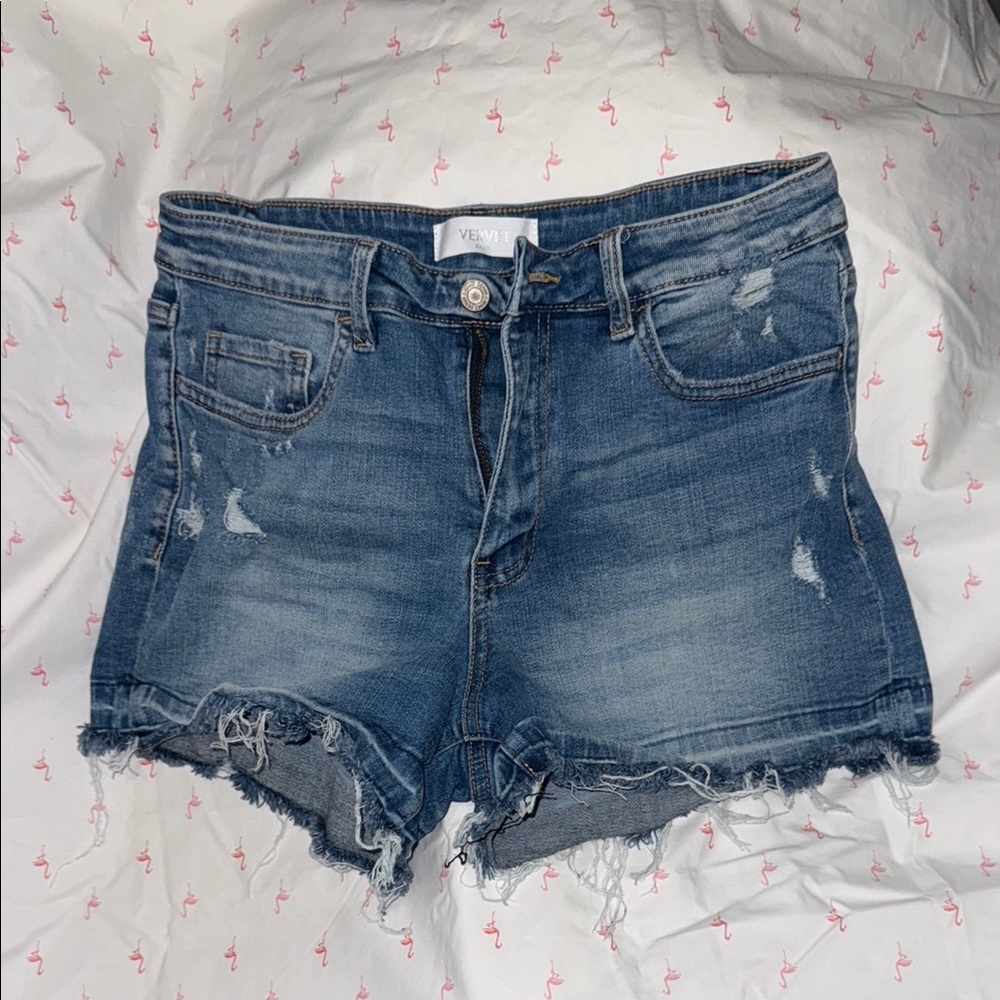 Vervet Vintage Blue Women's Denim Shorts
